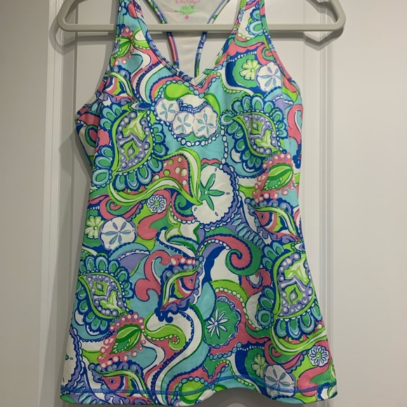 Lilly Pulitzer Tops - Lilly Pulitzer Racerback Tank - Conch Republic